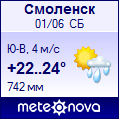 Погода от Метеоновы по г. Смоленск