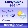 Погода от Метеоновы по г. Мичуринск