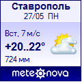 Погода от Метеоновы по г. Ставрополь
