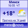 Погода от Метеоновы по г. Минск