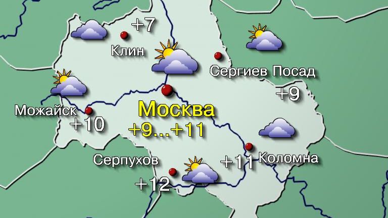 Погода в Москве 26 октября